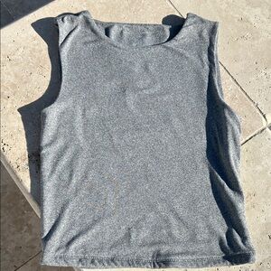 Better / Together Gray Athletic Tank Top, Small Workout Top